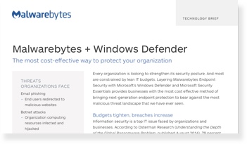 Усиливает потенциал Microsoft Windows Defender и Security Essentials