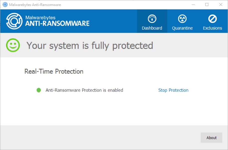 Агент Malwarebytes Anti-Ransomware