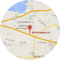 Map location of Santa Clara, California office